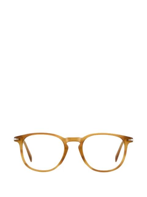round-frame browline glasses by EYEWEAR BY DAVID BECKHAM