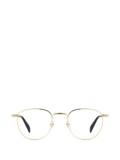 round-frame metal glasses by EYEWEAR BY DAVID BECKHAM