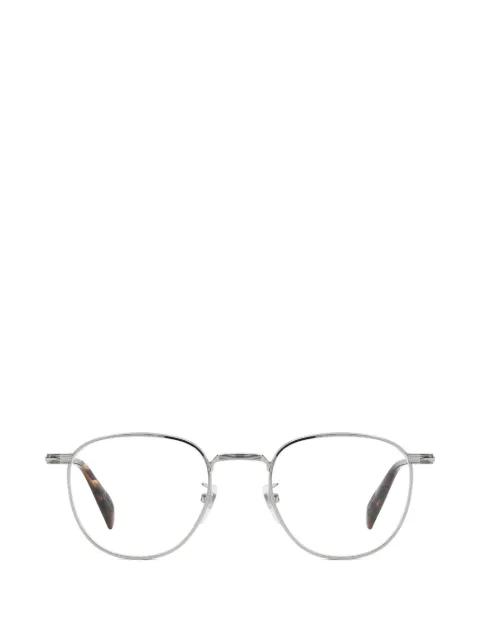 round-frame metal glasses by EYEWEAR BY DAVID BECKHAM