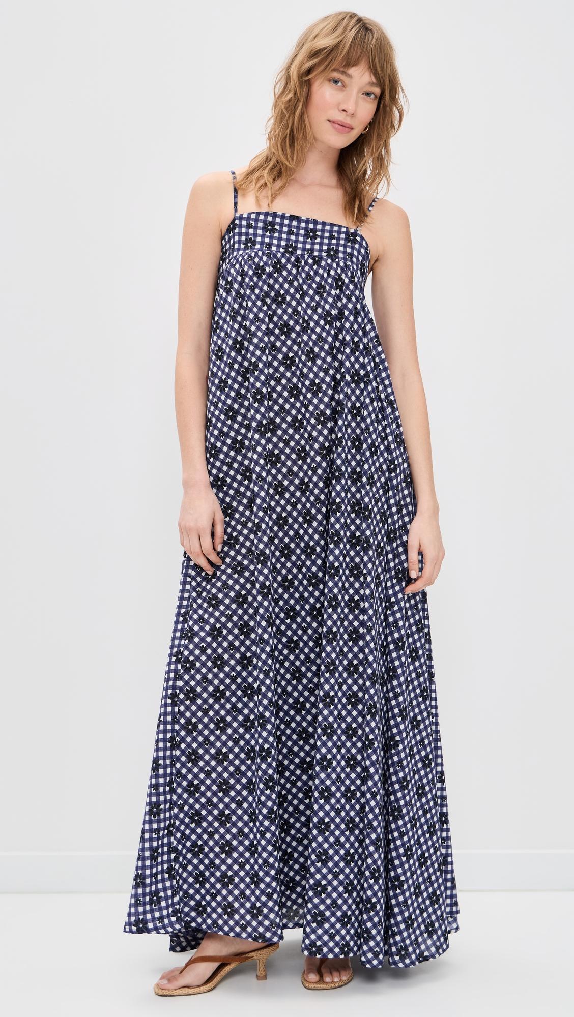 Gingham Daisy Dress by EYWASOULS MALIBU