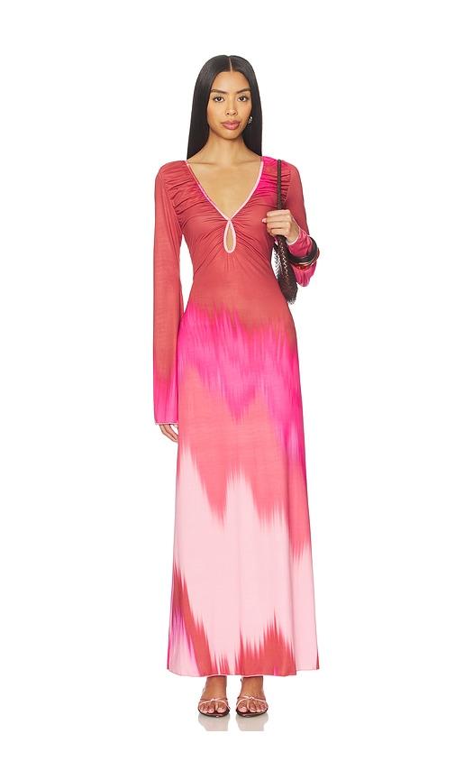 eywasouls malibu Diana Bell Dress in Pink by EYWASOULS MALIBU
