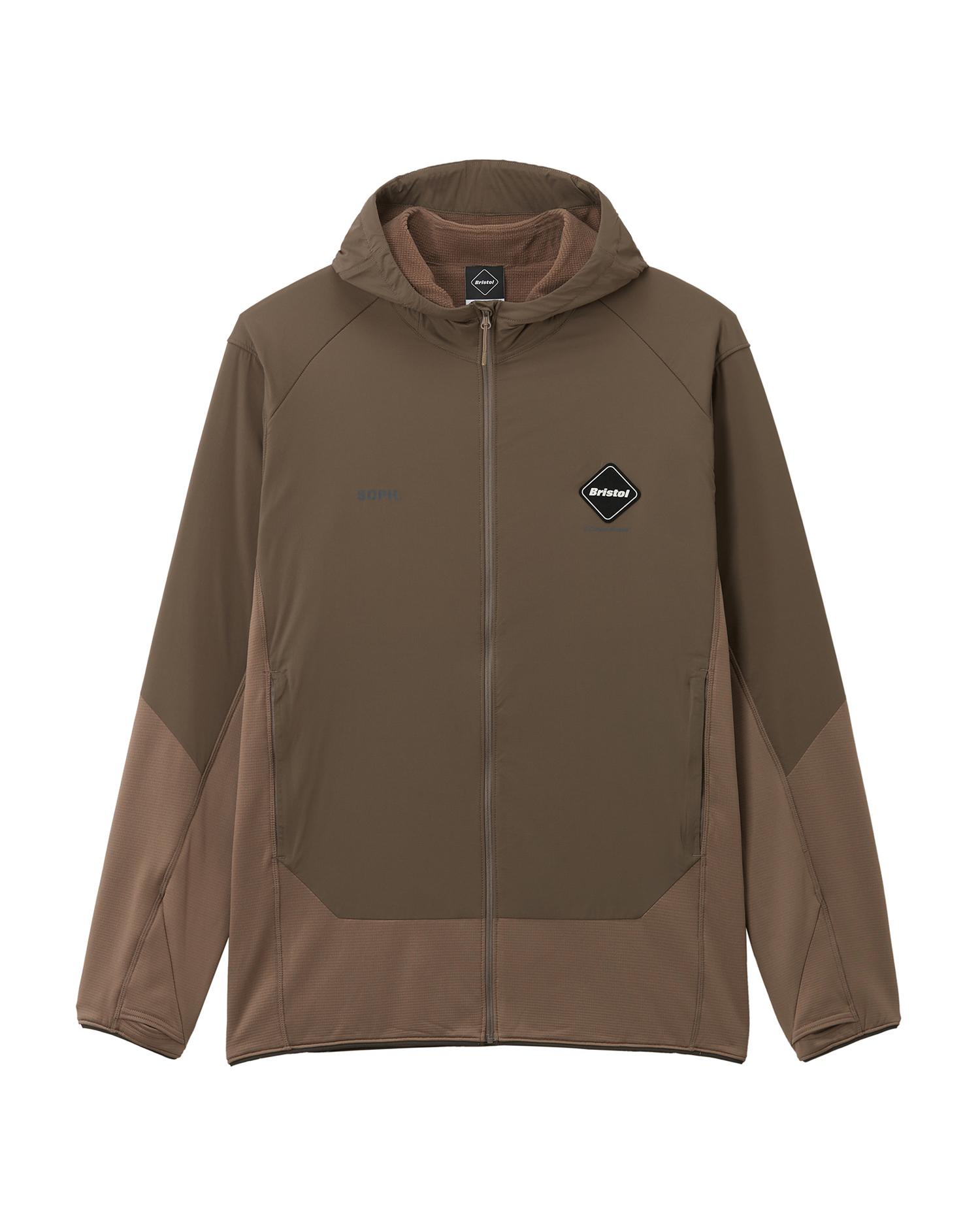 Grid fleece hybrid hoodie by F.C. REAL BRISTOL