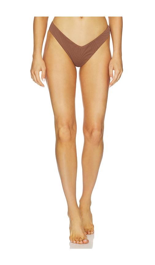F E L L A Chad Bikini Bottom in Brown by F E L L A