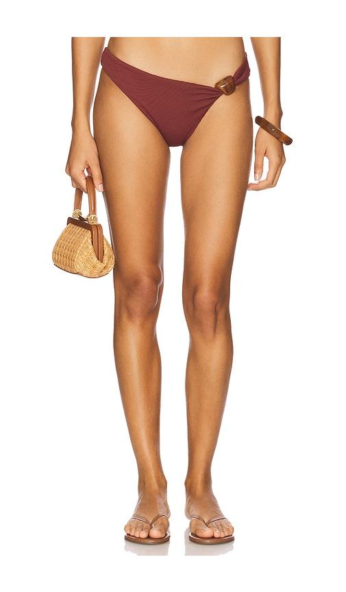 F E L L A Digby Bikini Bottom in Brick by F E L L A