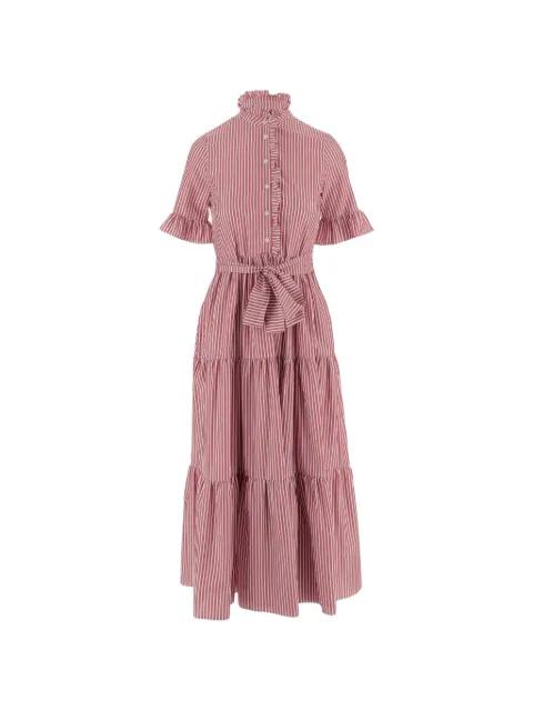 striped-pattern dress by F.IT