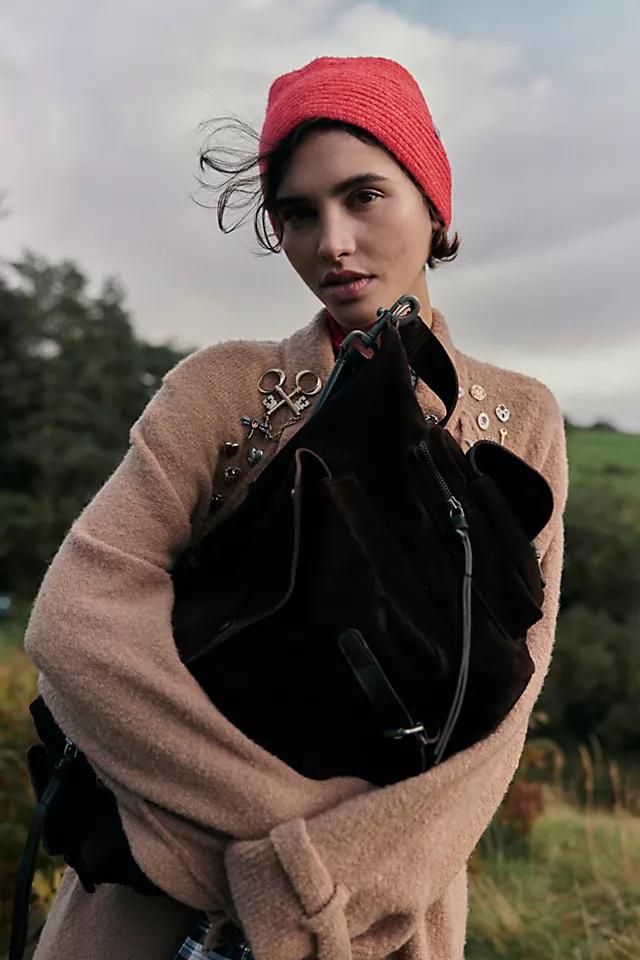 Oversized Palermo Suede Shoulder Bag by F P COLLECTION | FREE PEOPLE