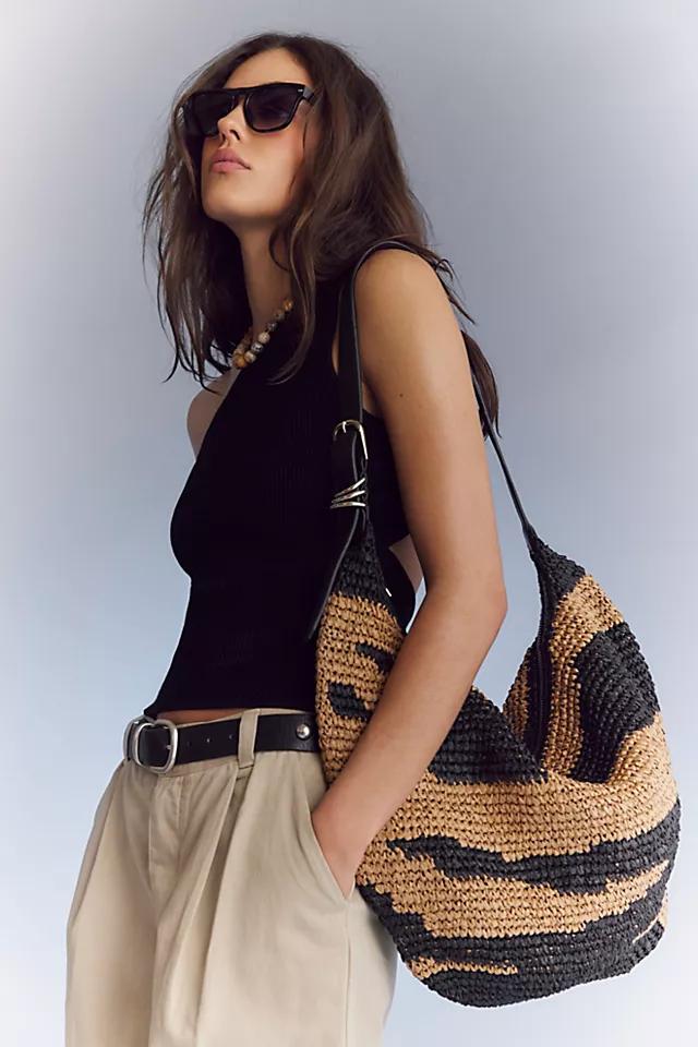 Santorini Straw Tote Bag by F P COLLECTION | FREE PEOPLE