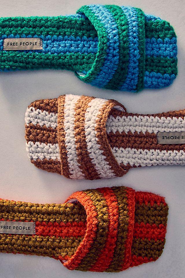 Show Your Stripes Hand Knitted Sandals by F P COLLECTION | FREE PEOPLE