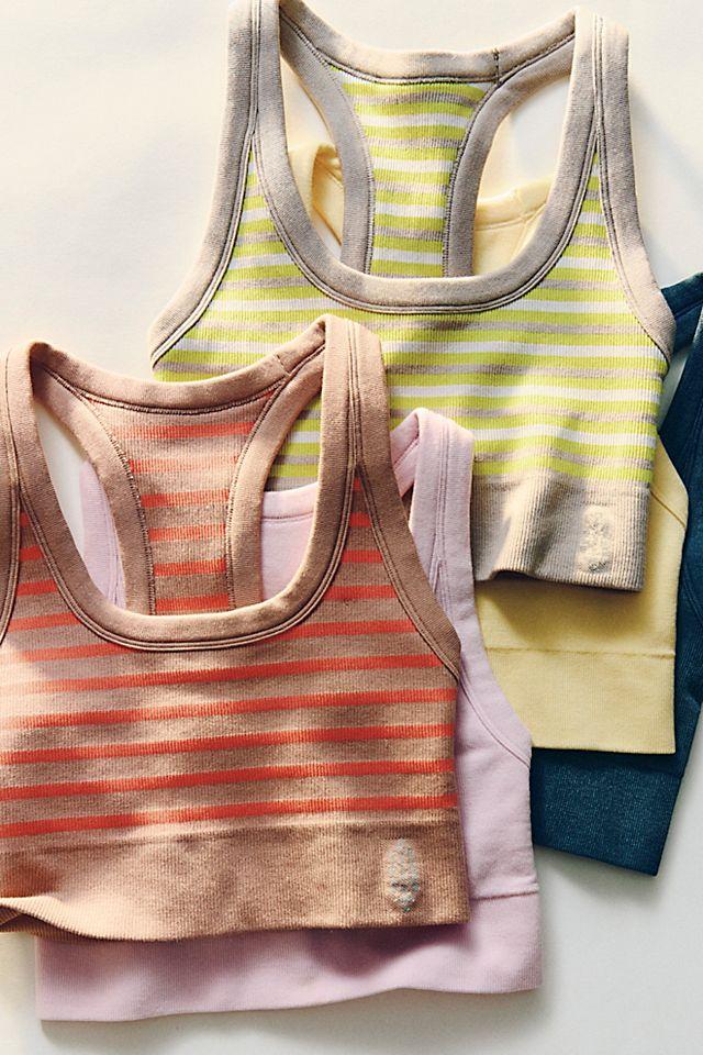 Go To Striped Sports Bra by F P MOVEMENT | F P MOVEMENT