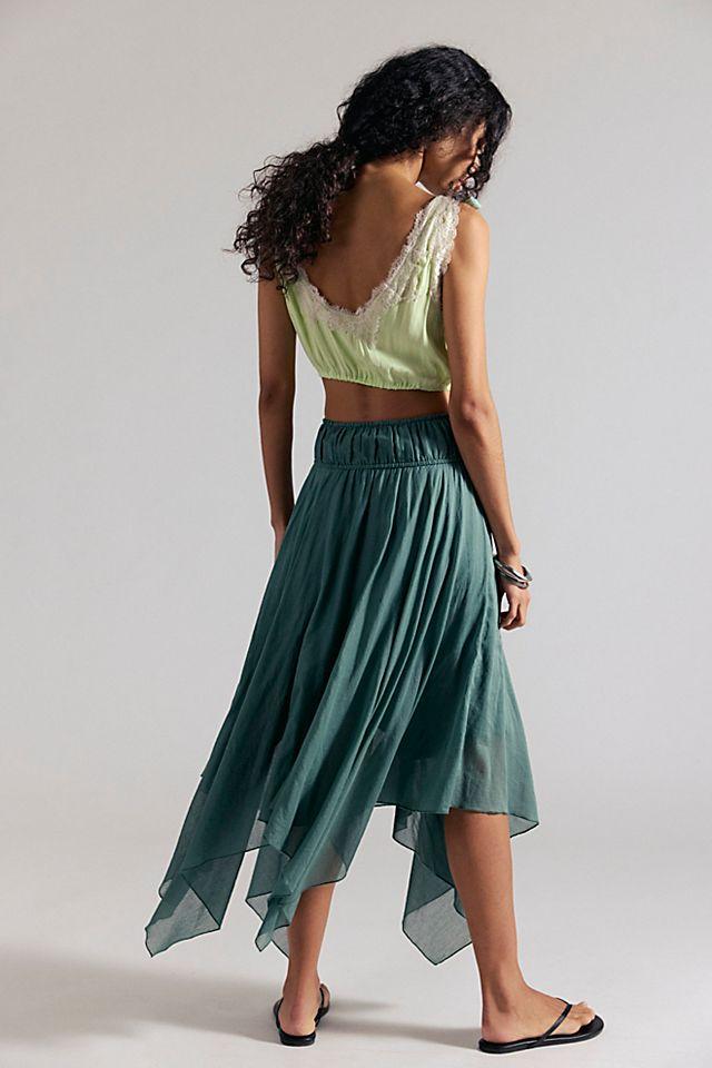 FP One Kaia Solid Asymmetrical Skirt by F P ONE | FREE PEOPLE
