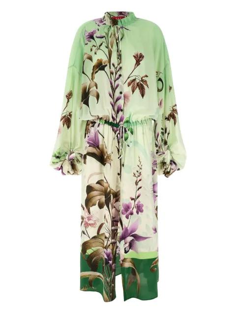Cenide ruffled floral-print maxi dress by F.R.S FOR RESTLESS SLEEPERS