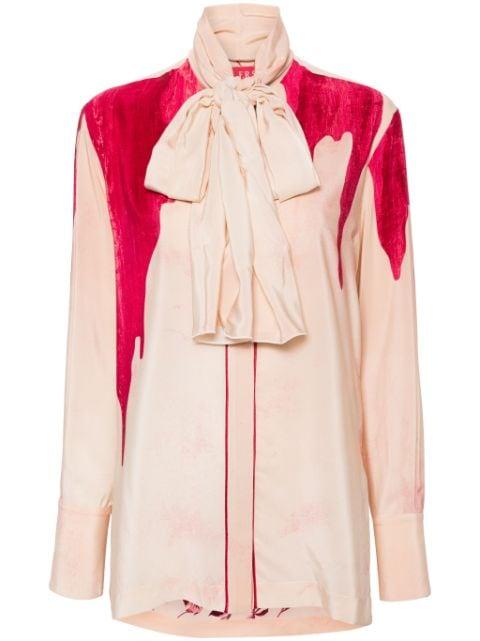 Eunice palm-print shirt by F.R.S FOR RESTLESS SLEEPERS