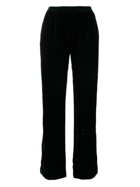elastic-waist velour wide-leg trousers by F.R.S FOR RESTLESS SLEEPERS
