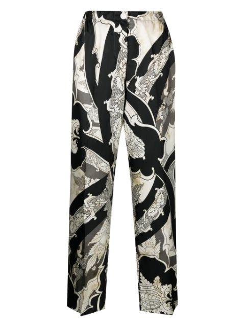 graphic-print silk pyjama trousers by F.R.S FOR RESTLESS SLEEPERS