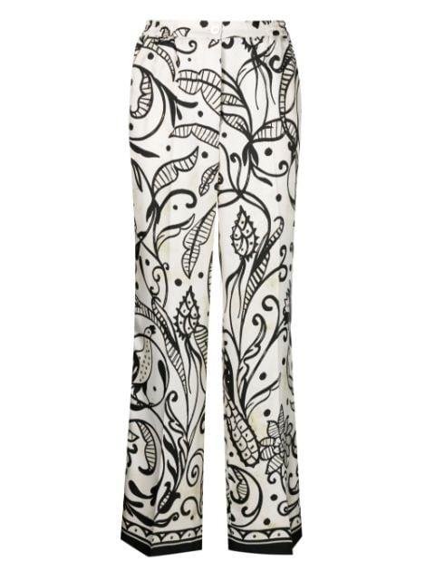 palazzo silk pyjama trousers by F.R.S FOR RESTLESS SLEEPERS