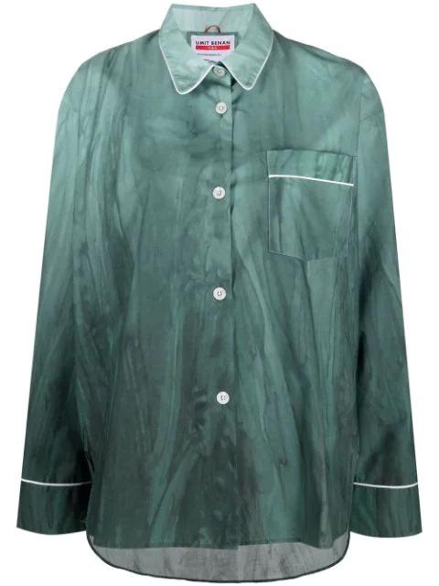 pipe-trim pajama shirt by F.R.S FOR RESTLESS SLEEPERS
