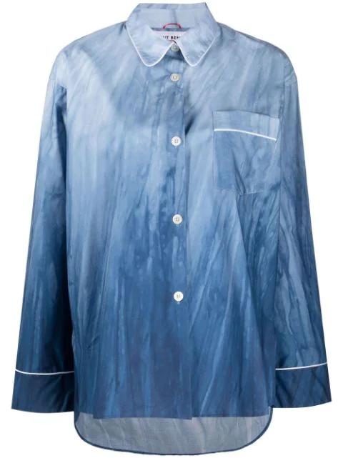pipe-trim pajama shirt by F.R.S FOR RESTLESS SLEEPERS
