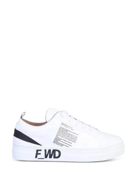 text print sneakers by F_WD