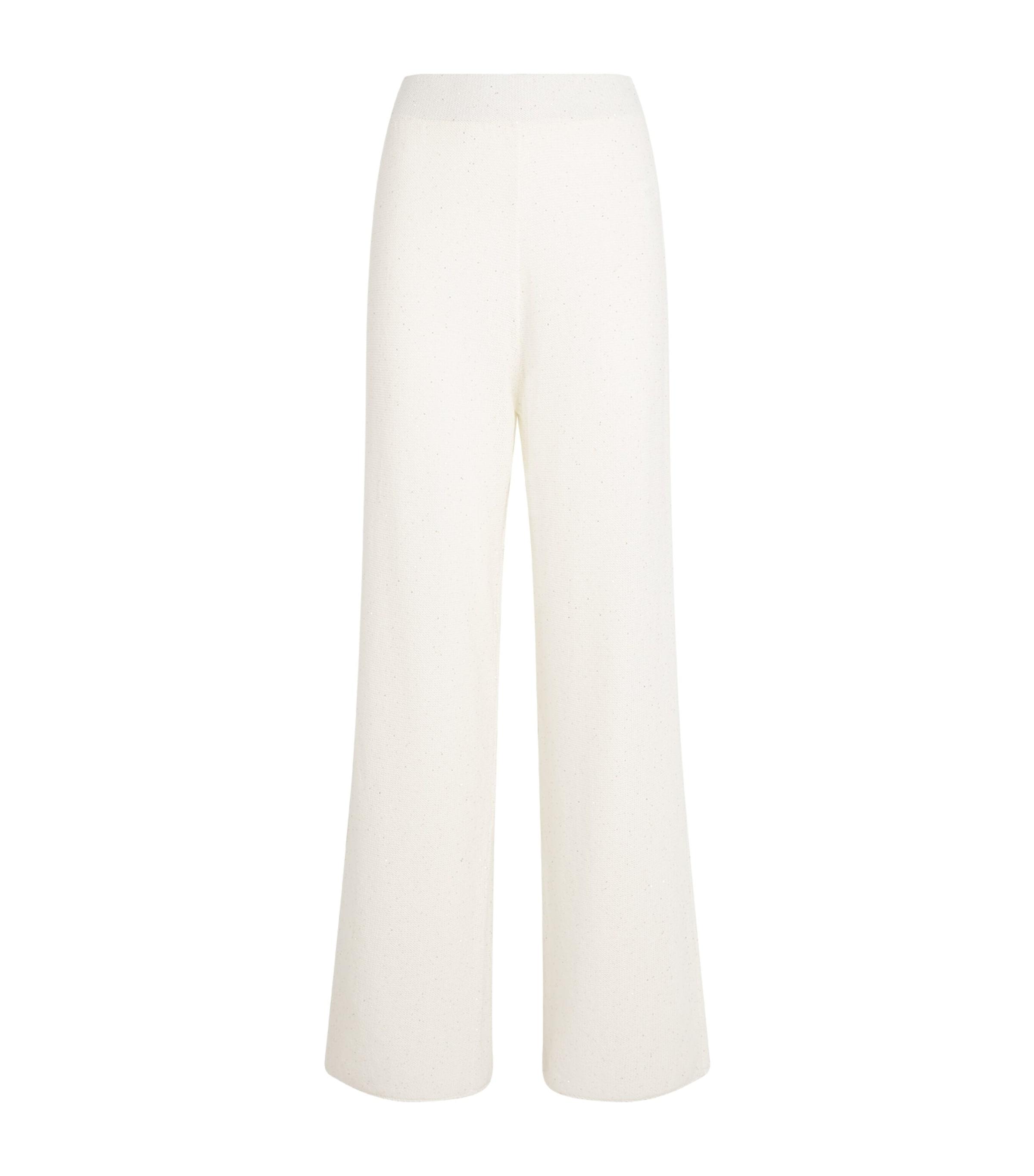 Fabiana Filippi Cotton-Blend Knit Embellished Trousers by FABIANA FILIPPI