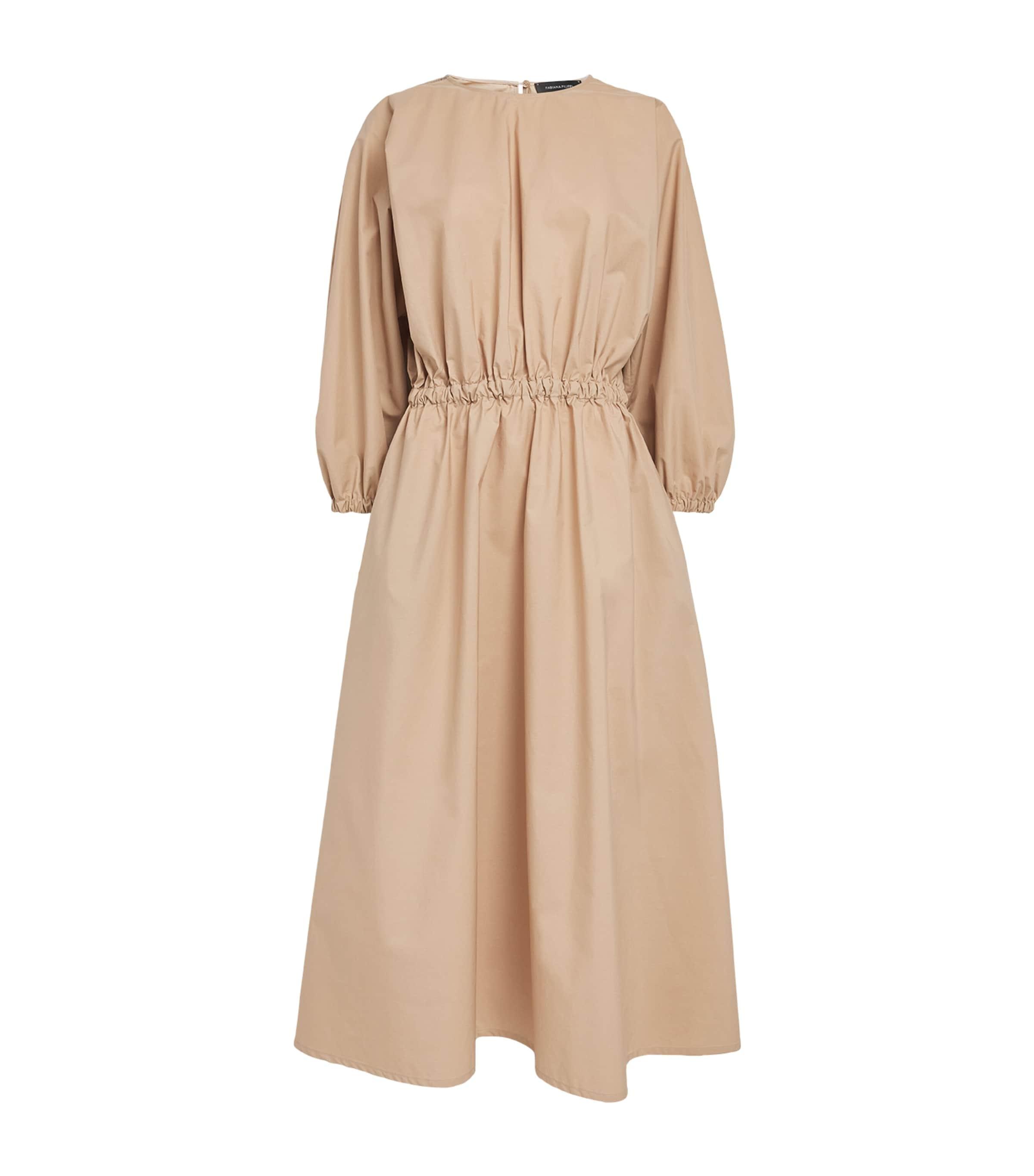 Fabiana Filippi Cotton Embellished Midi Dress by FABIANA FILIPPI