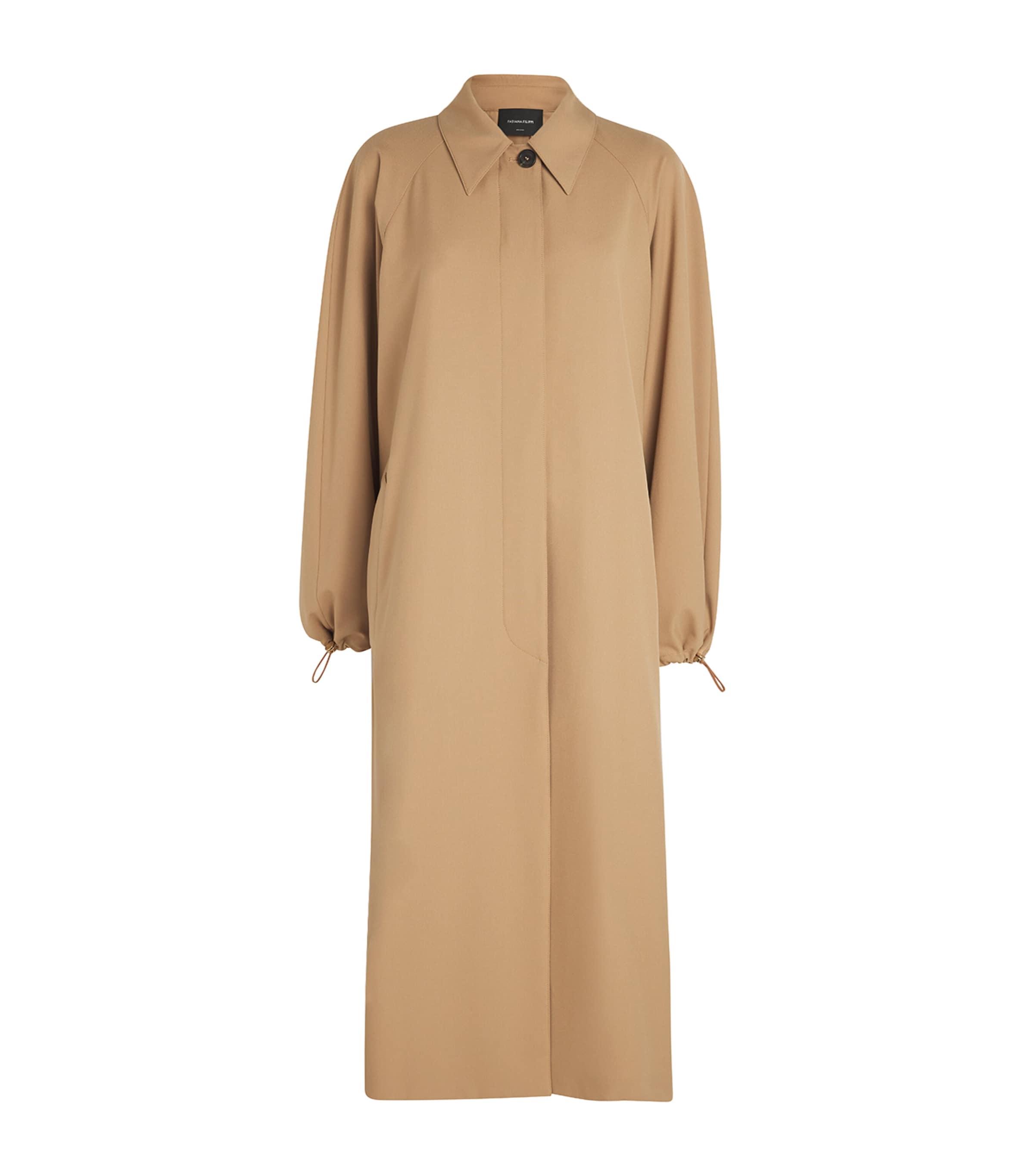 Fabiana Filippi Drawstring-Detail Trench Coat by FABIANA FILIPPI
