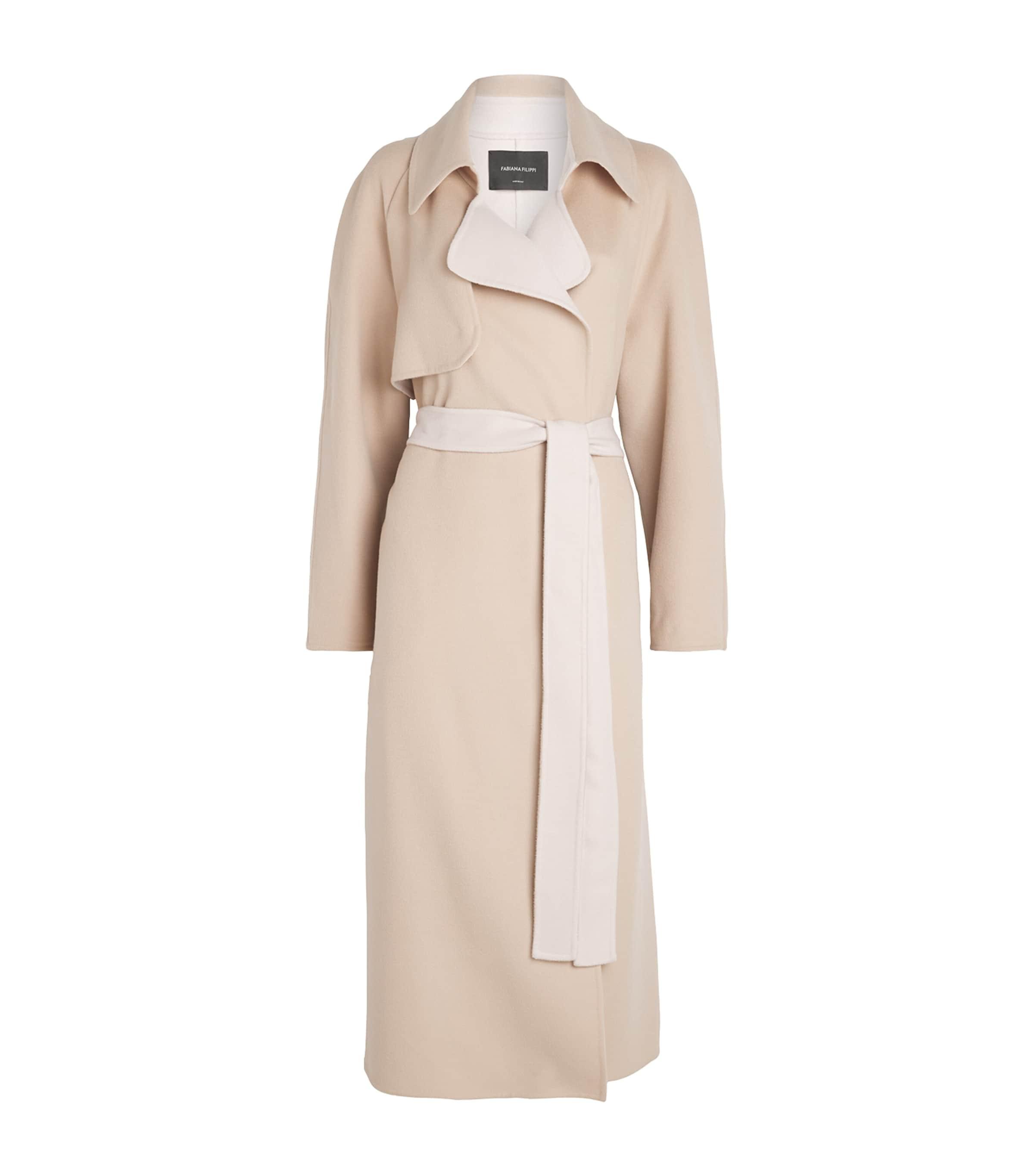 Fabiana Filippi Virgin Wool Trench Coat by FABIANA FILIPPI