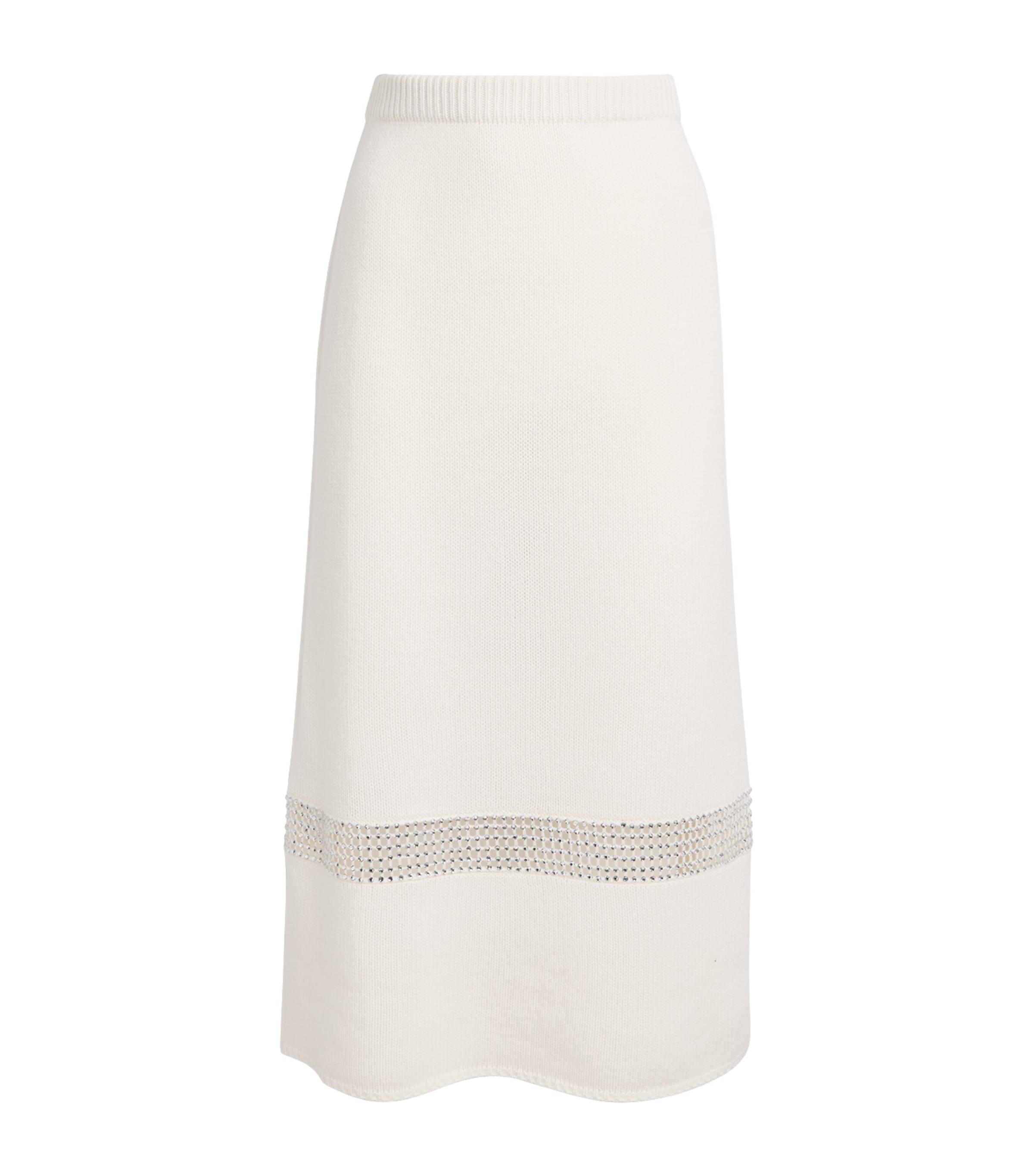 Fabiana Filippi Wool-Silk-Cashmere Midi Skirt by FABIANA FILIPPI