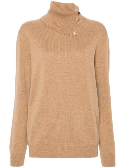 Fabula-buttons cashmere sweater by FABIANA FILIPPI
