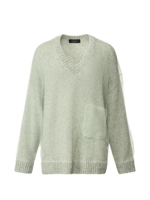 Mouliné V-neck jumper by FABIANA FILIPPI