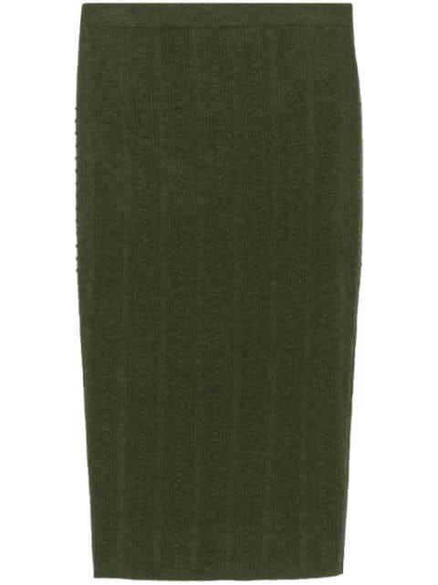 Platinum midi skirt by FABIANA FILIPPI
