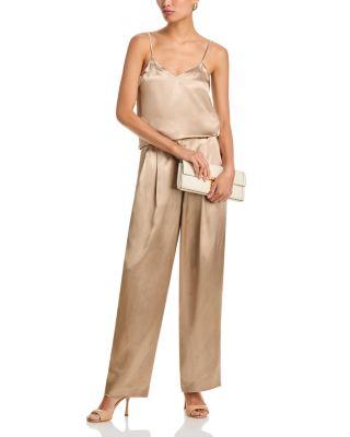 Satin Cami Top & Satin Pleated Pants by FABIANA FILIPPI