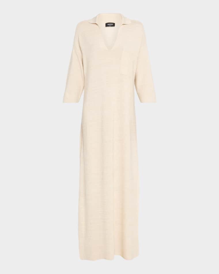 Shimmer Knit Maxi Sweater Dress by FABIANA FILIPPI