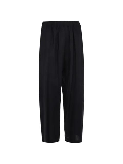 Trevi elasticated-waistband linen trousers by FABIANA FILIPPI
