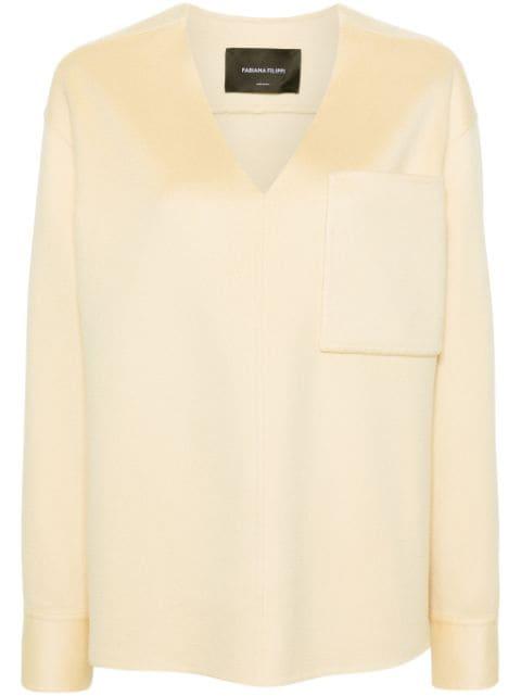 V-neck cashmere jumper by FABIANA FILIPPI
