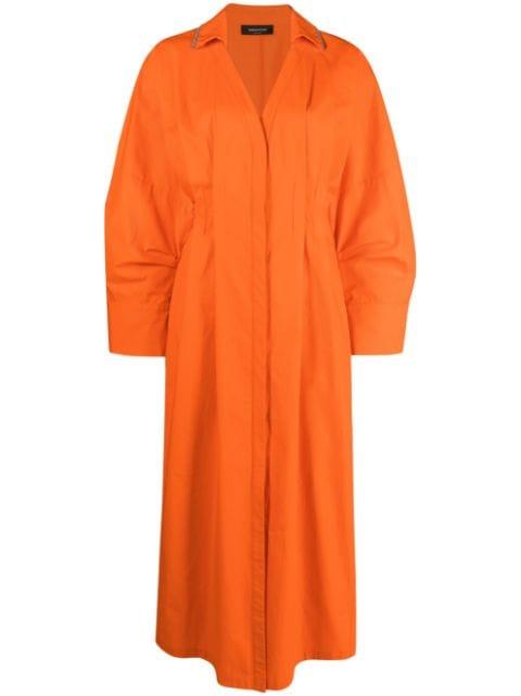 V-neck midi dress by FABIANA FILIPPI