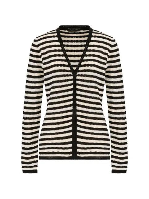 V-neck striped cardigan by FABIANA FILIPPI