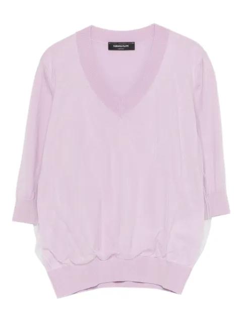 V-neck top by FABIANA FILIPPI