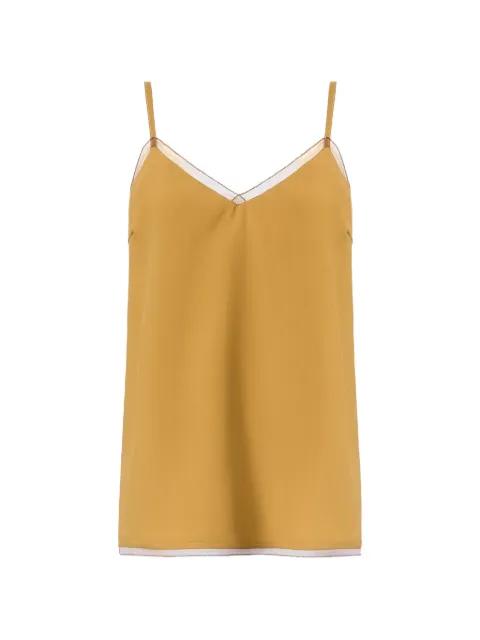 V-neck trim camisole top by FABIANA FILIPPI