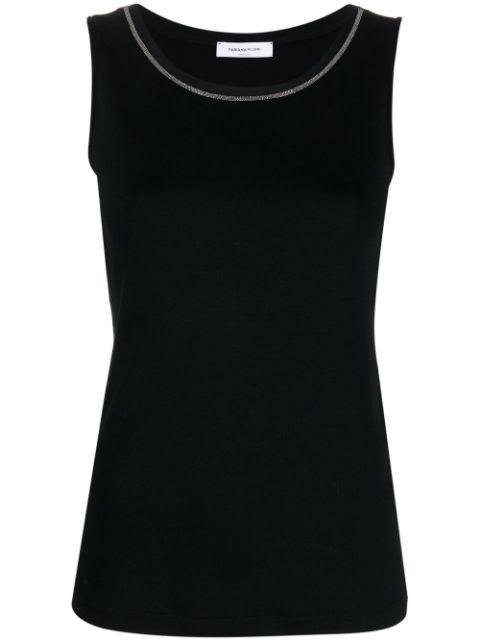 ball-chain trim tank top by FABIANA FILIPPI