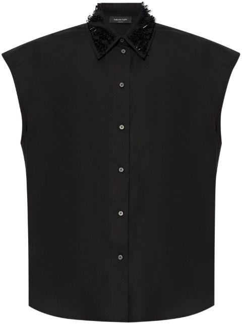 bead-detail shirt by FABIANA FILIPPI