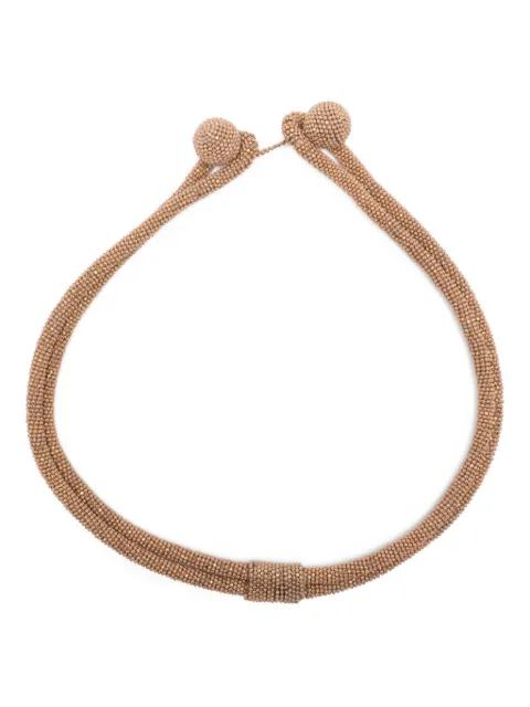 beaded-sphere necklace by FABIANA FILIPPI