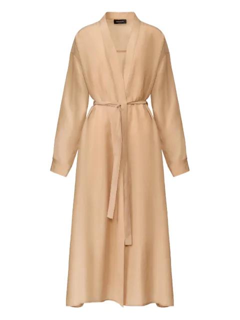belted coat by FABIANA FILIPPI