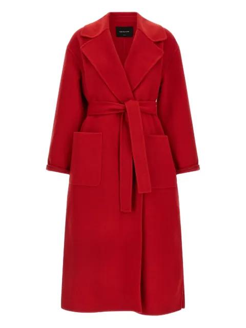 belted-lapel coat by FABIANA FILIPPI