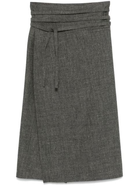belted midi skirt by FABIANA FILIPPI