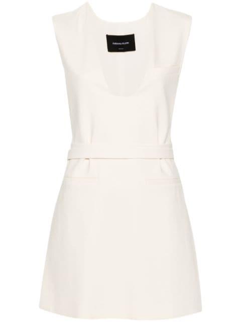 belted-waist dress by FABIANA FILIPPI