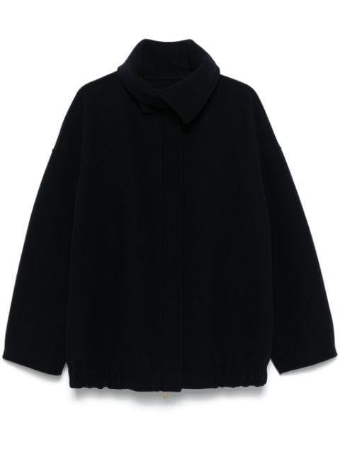 boiled wool bomber jacket by FABIANA FILIPPI