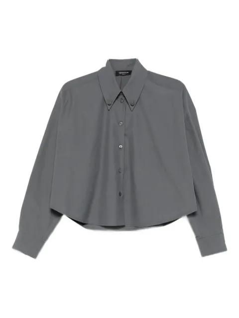 button-down cropped shirt by FABIANA FILIPPI