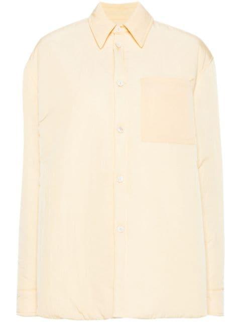 button-up crinkled jacket by FABIANA FILIPPI