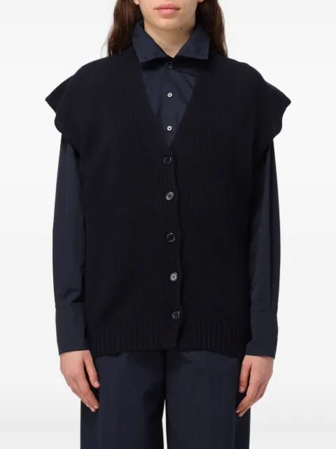 buttoned sleeveless cardigan by FABIANA FILIPPI