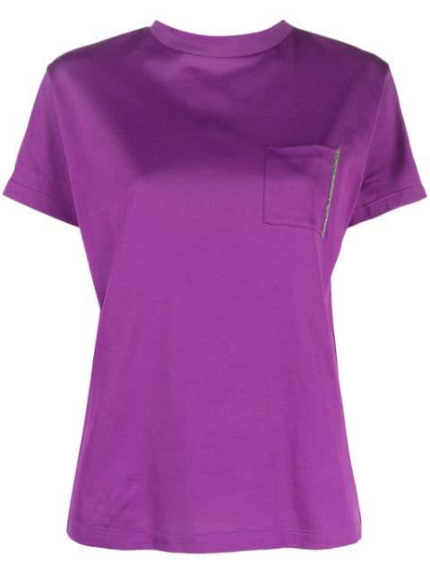 chain-detail cotton T-shirt by FABIANA FILIPPI